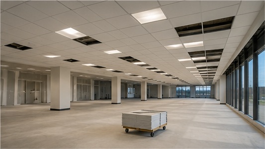 T-Bar ceiling installation